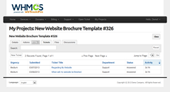 wbTeamPro Client Default Ticket List View