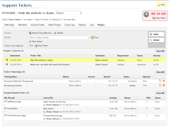 Ticket Display Project Tab
