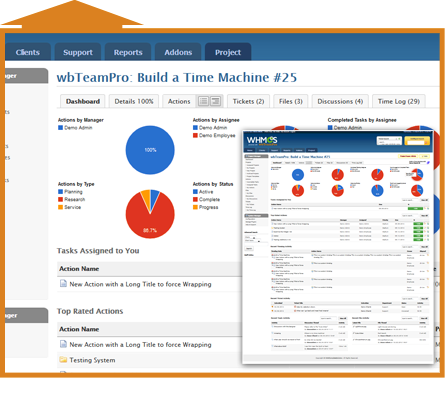 wbTeamPro v3 Dashboard Sample